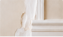 Wall repair and restoration detail